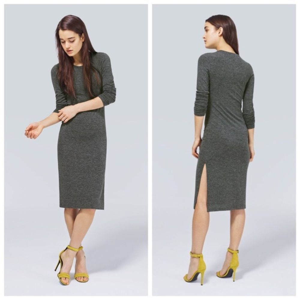 Aritzia Wilfred Free Blue Parleur Dress Size M
